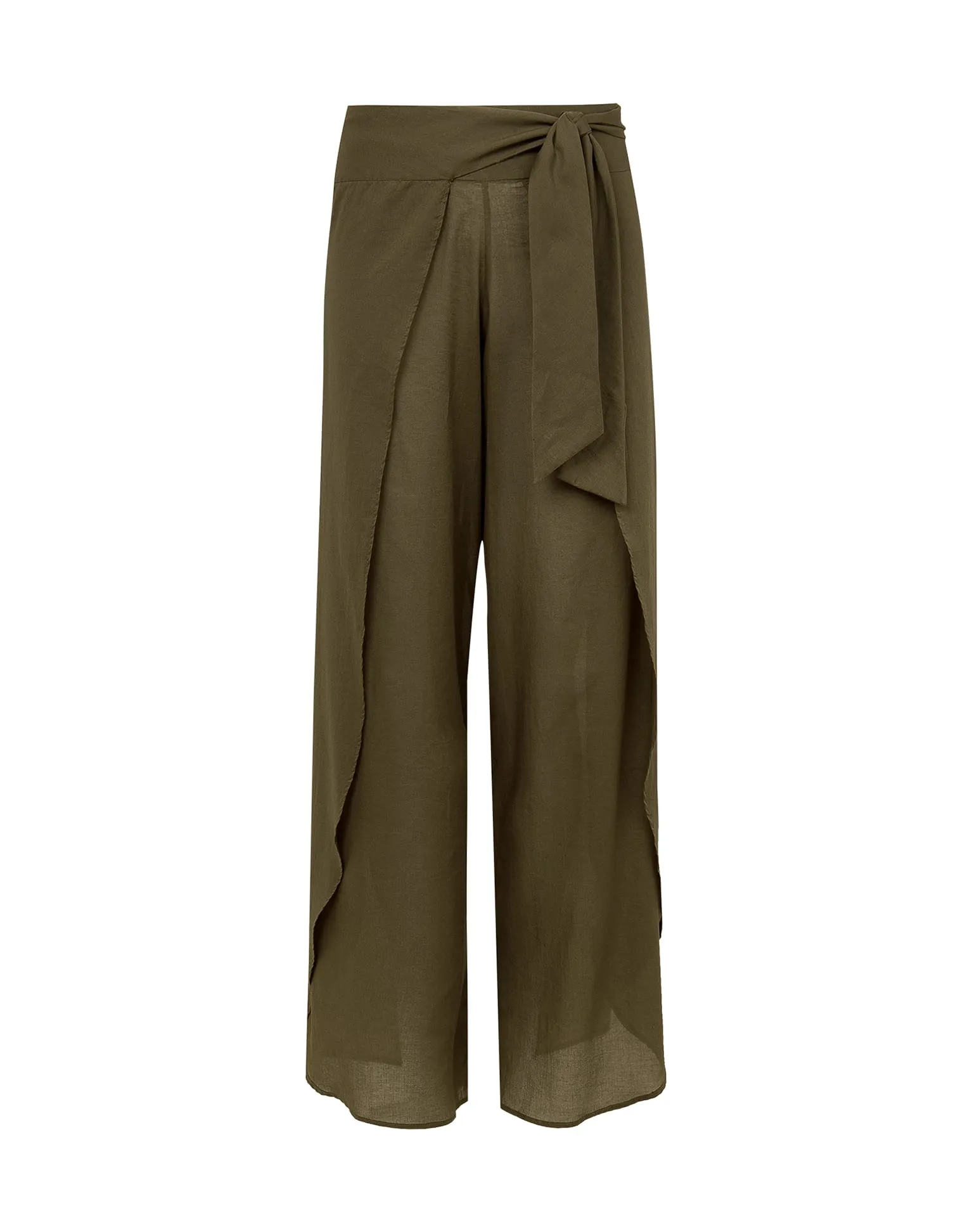 Bia Pareo Pants - Evergreen