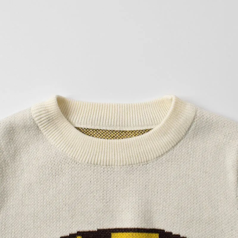 Dinosaur & Tiger Knitted Sweater