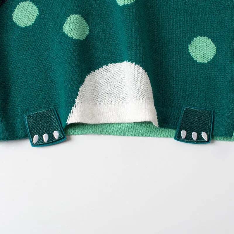 Dinosaur & Tiger Knitted Sweater