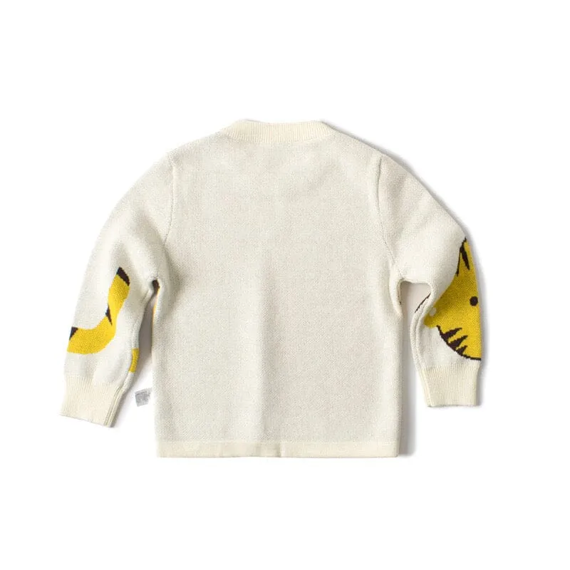 Dinosaur & Tiger Knitted Sweater