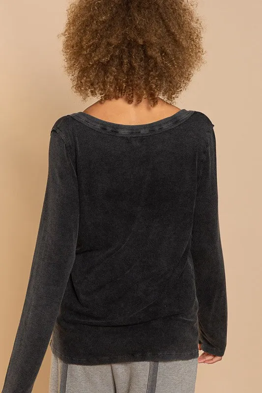 Happy Henley LS Top