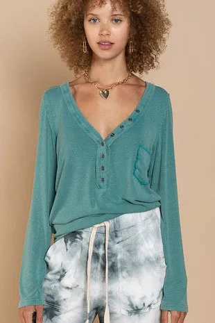 Happy Henley LS Top