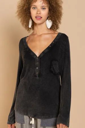 Happy Henley LS Top