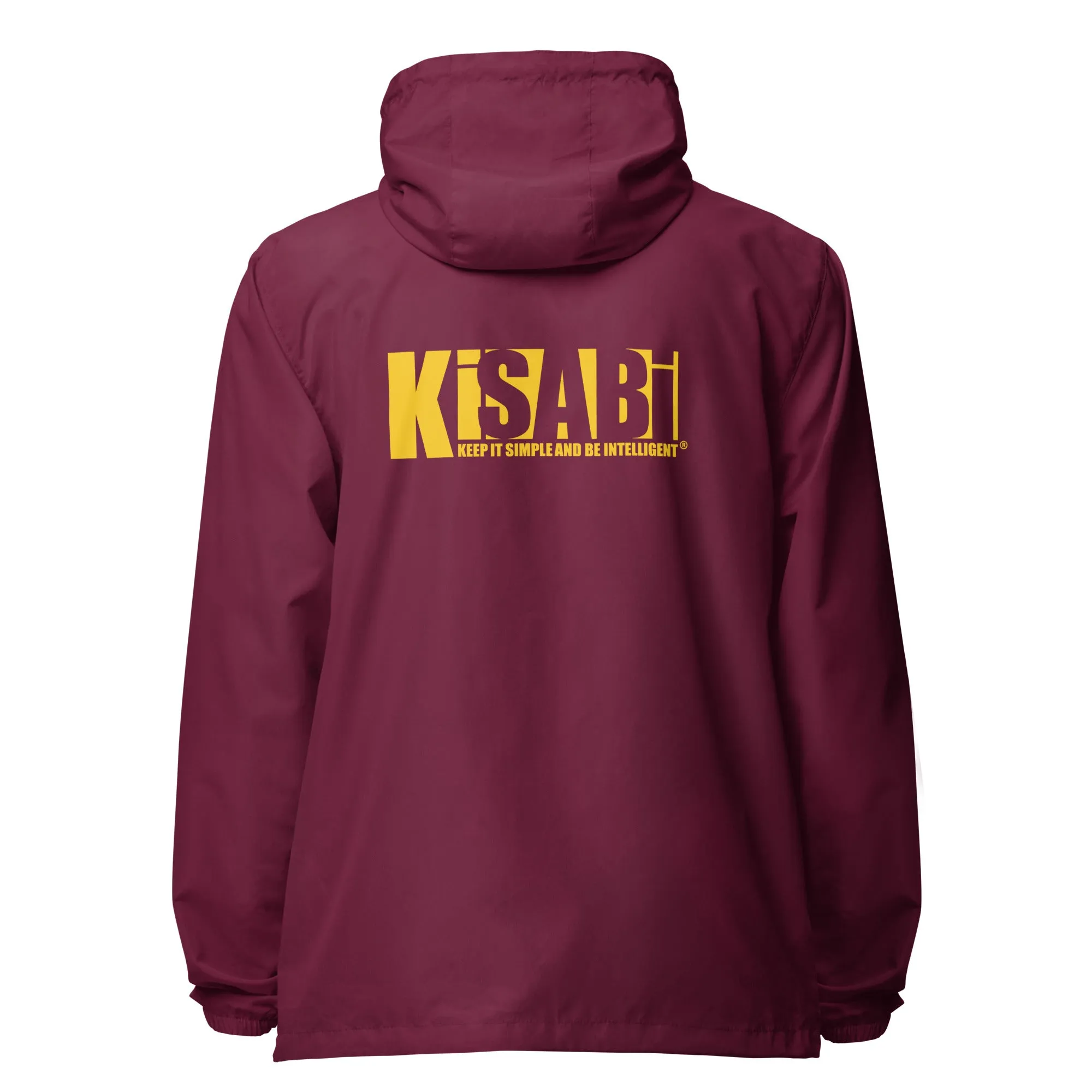 KISABI Unisex Lightweight Zip Up Windbreaker