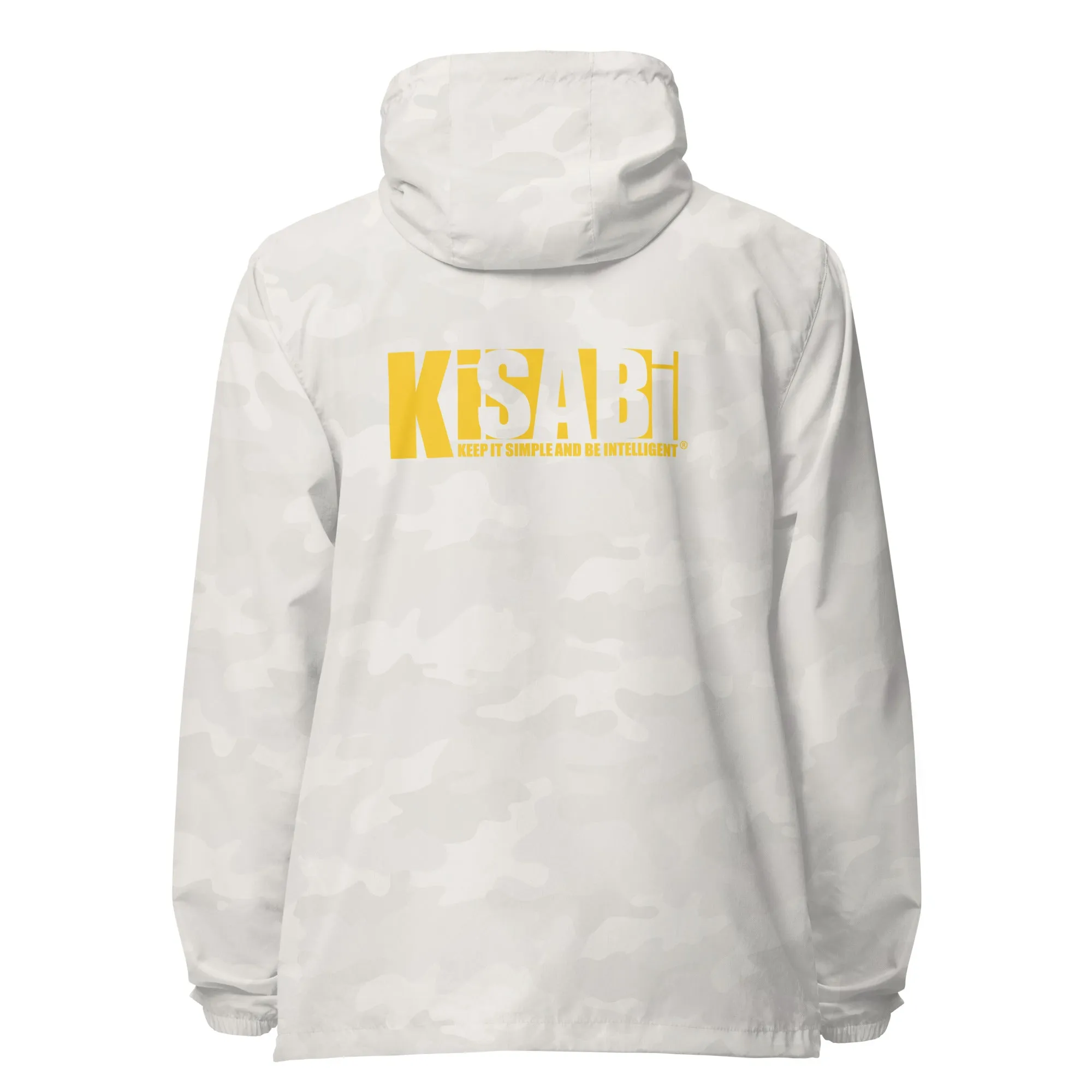 KISABI Unisex Lightweight Zip Up Windbreaker