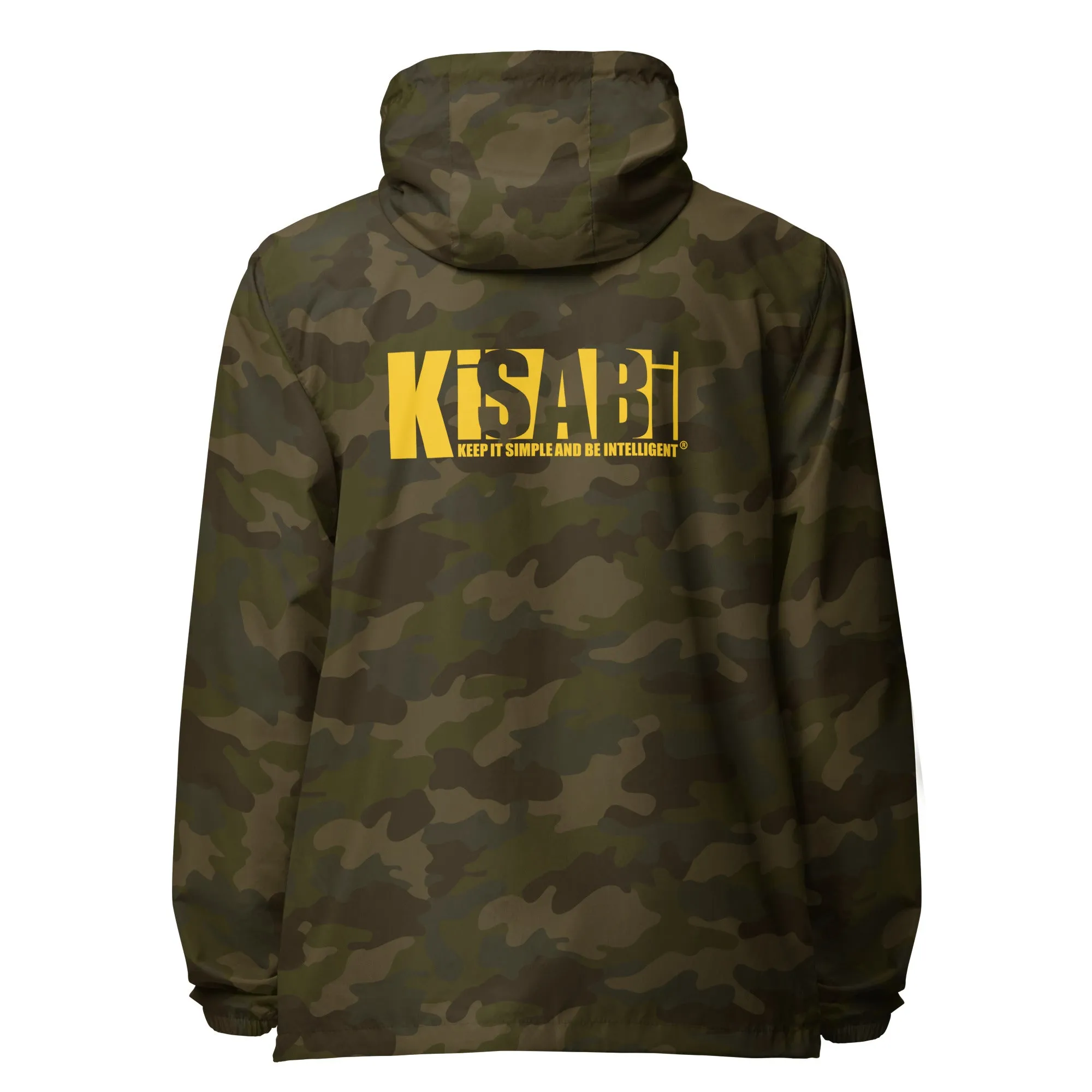KISABI Unisex Lightweight Zip Up Windbreaker