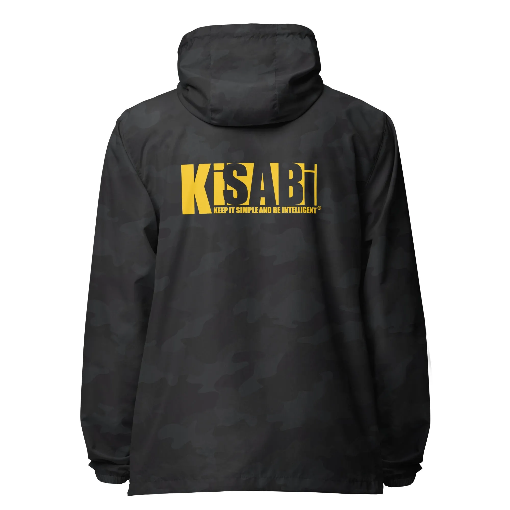 KISABI Unisex Lightweight Zip Up Windbreaker