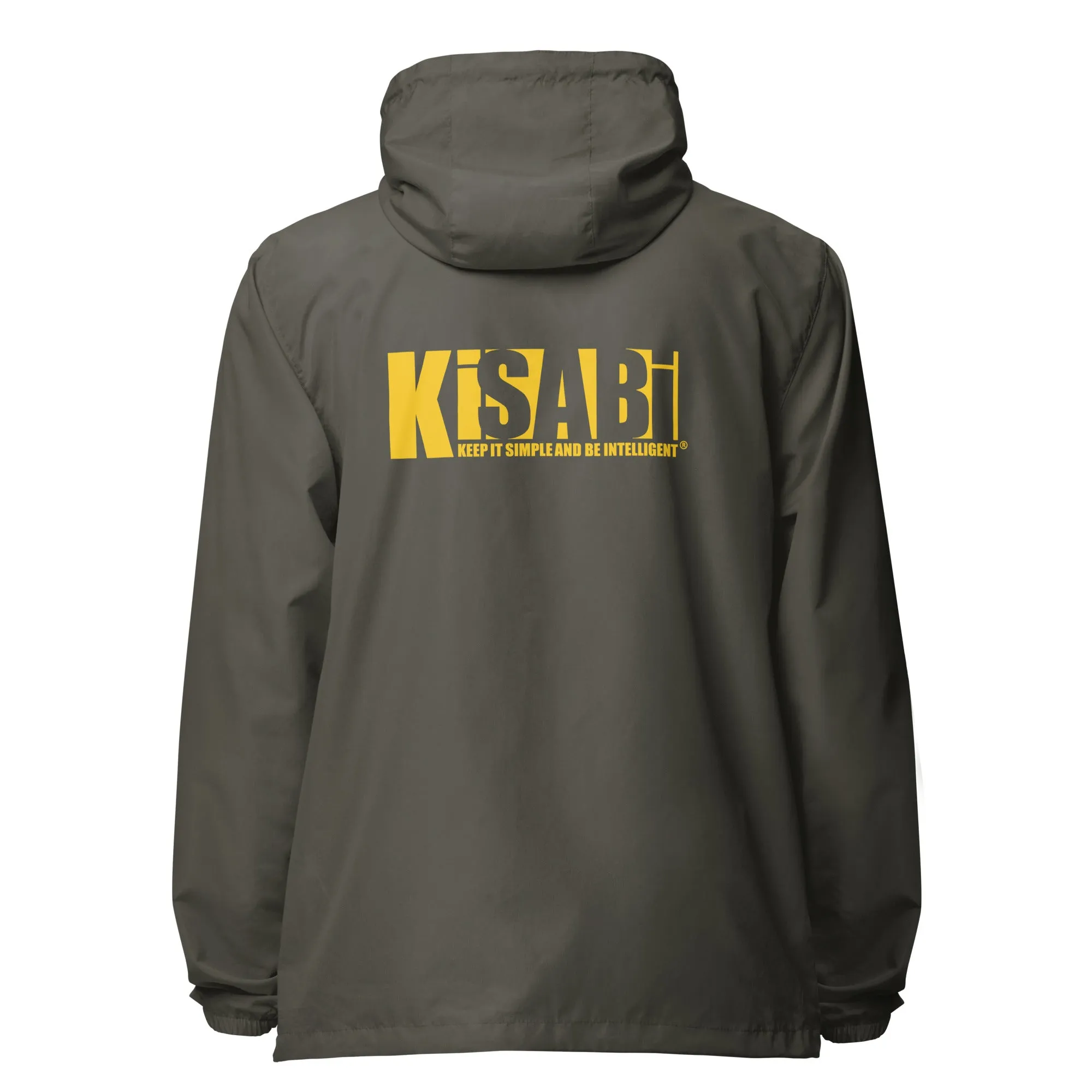 KISABI Unisex Lightweight Zip Up Windbreaker