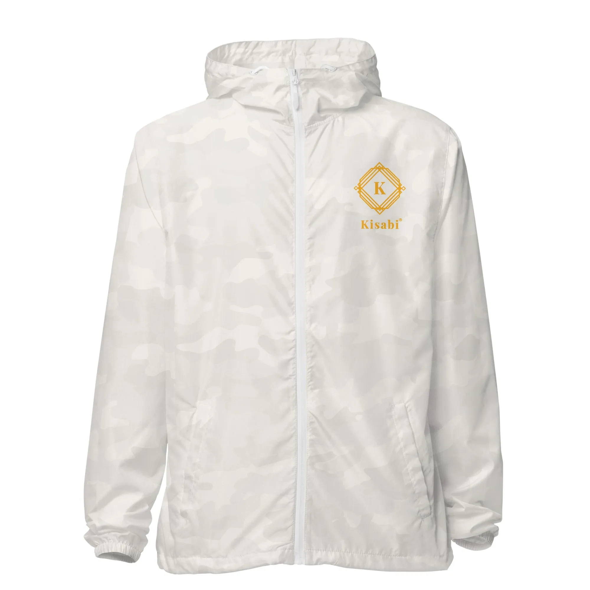 KISABI Unisex Lightweight Zip Up Windbreaker