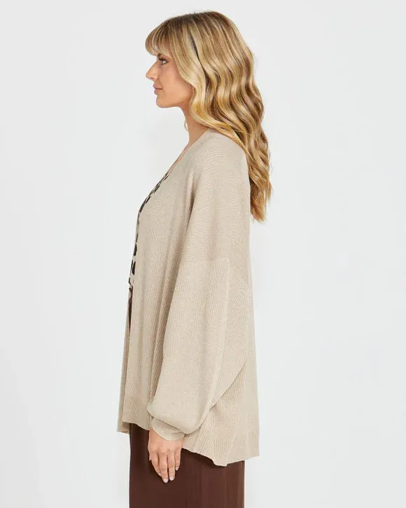 Madeline Lurex Knit - Cream Gold