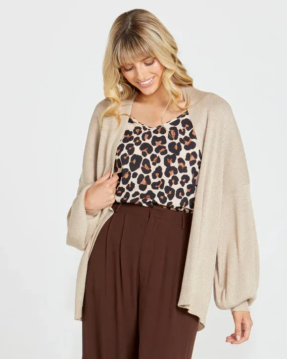 Madeline Lurex Knit - Cream Gold