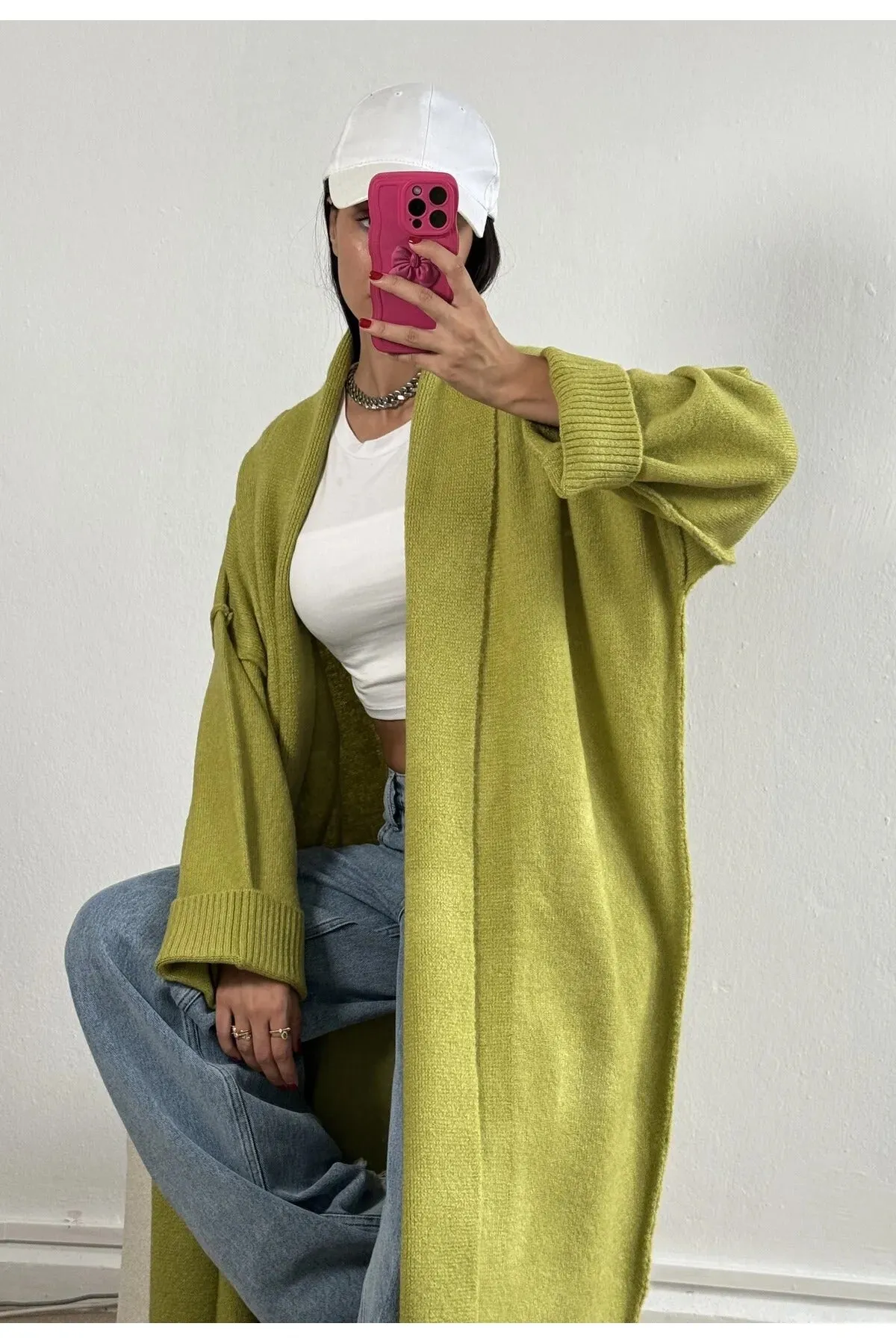 Oversized Gray Cardigan