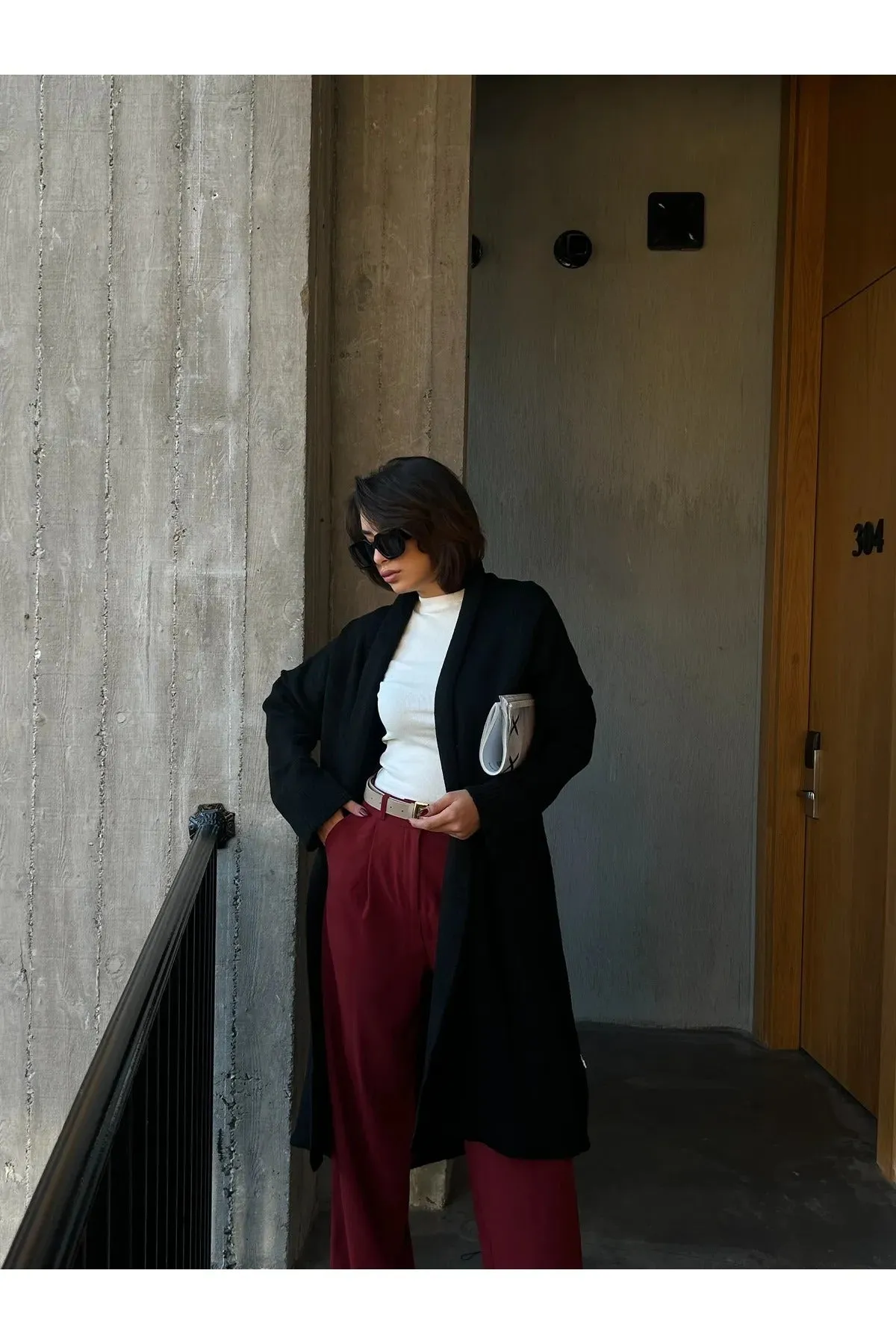 Oversized Gray Cardigan