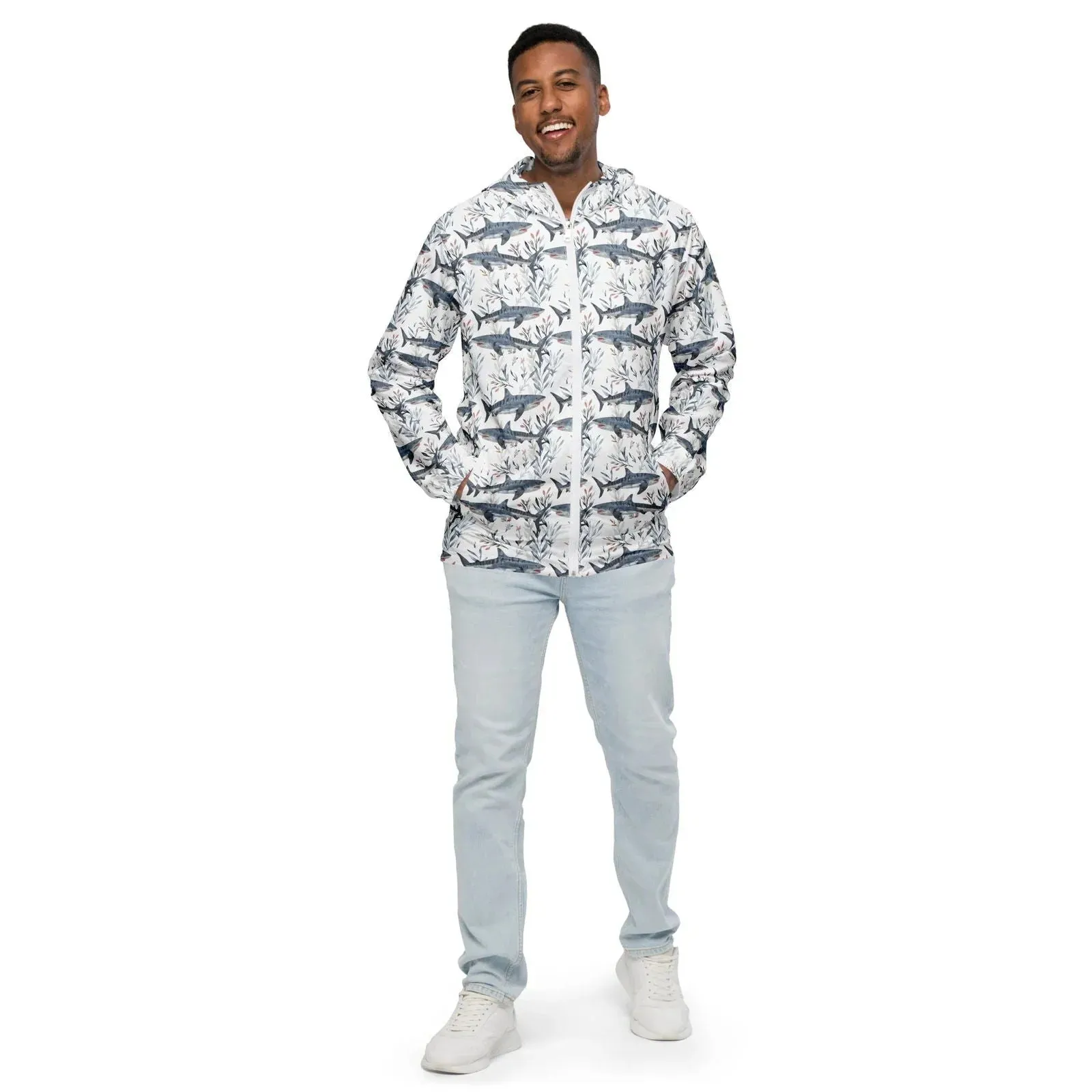 Tiger Shark Bloom Men's Windbreaker