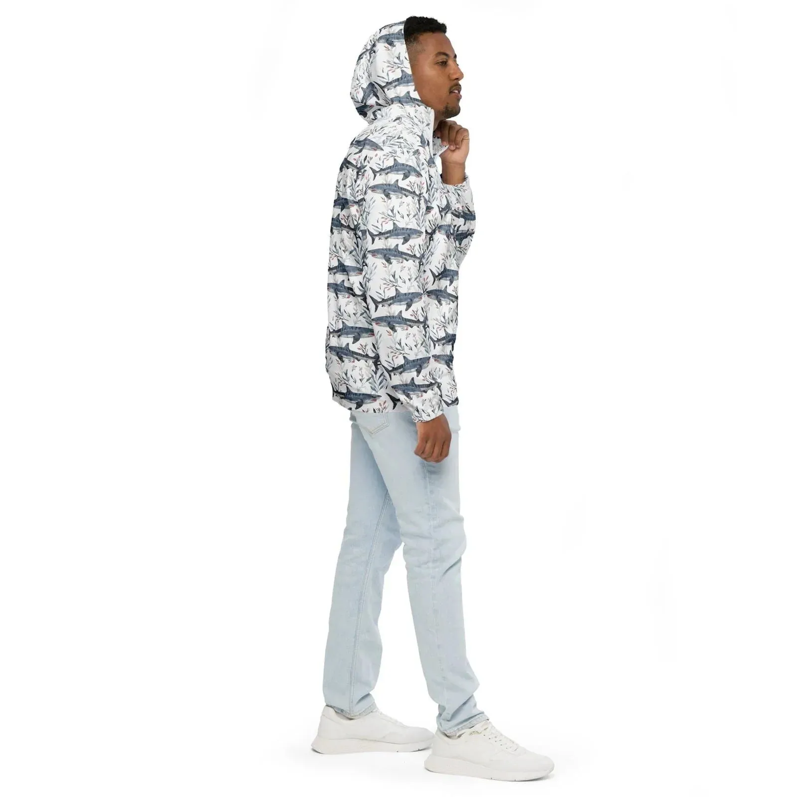 Tiger Shark Bloom Men's Windbreaker