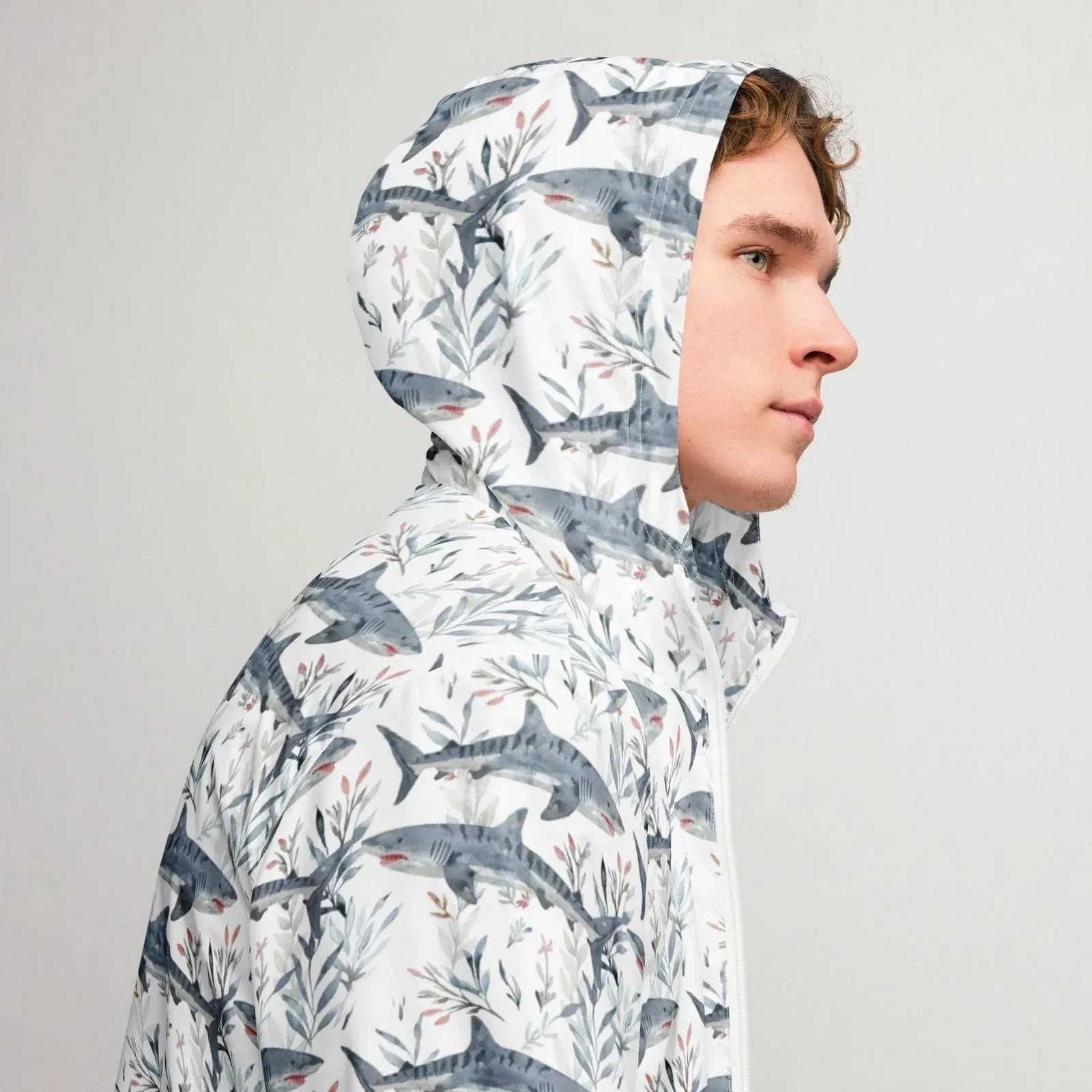 Tiger Shark Bloom Men's Windbreaker