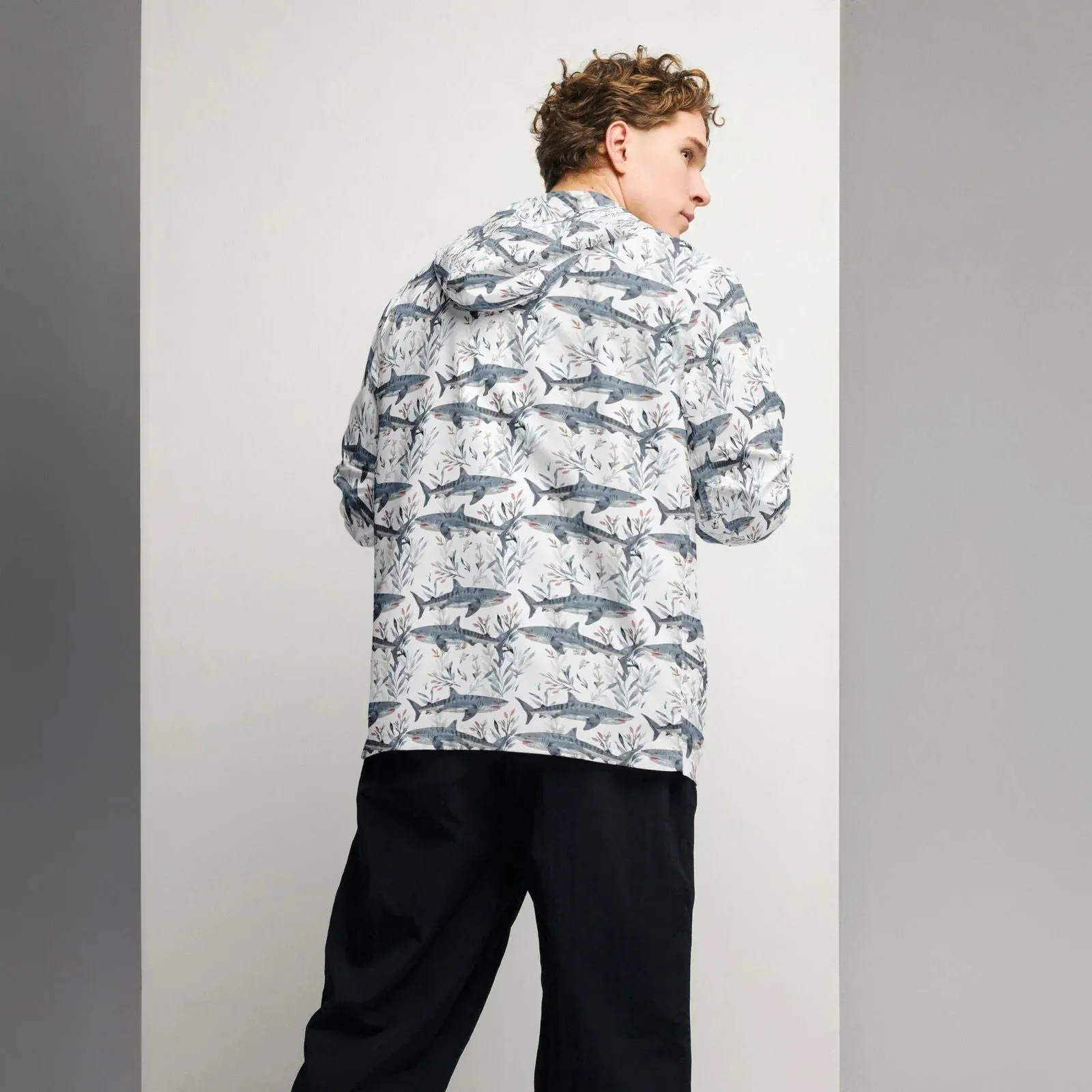 Tiger Shark Bloom Men's Windbreaker
