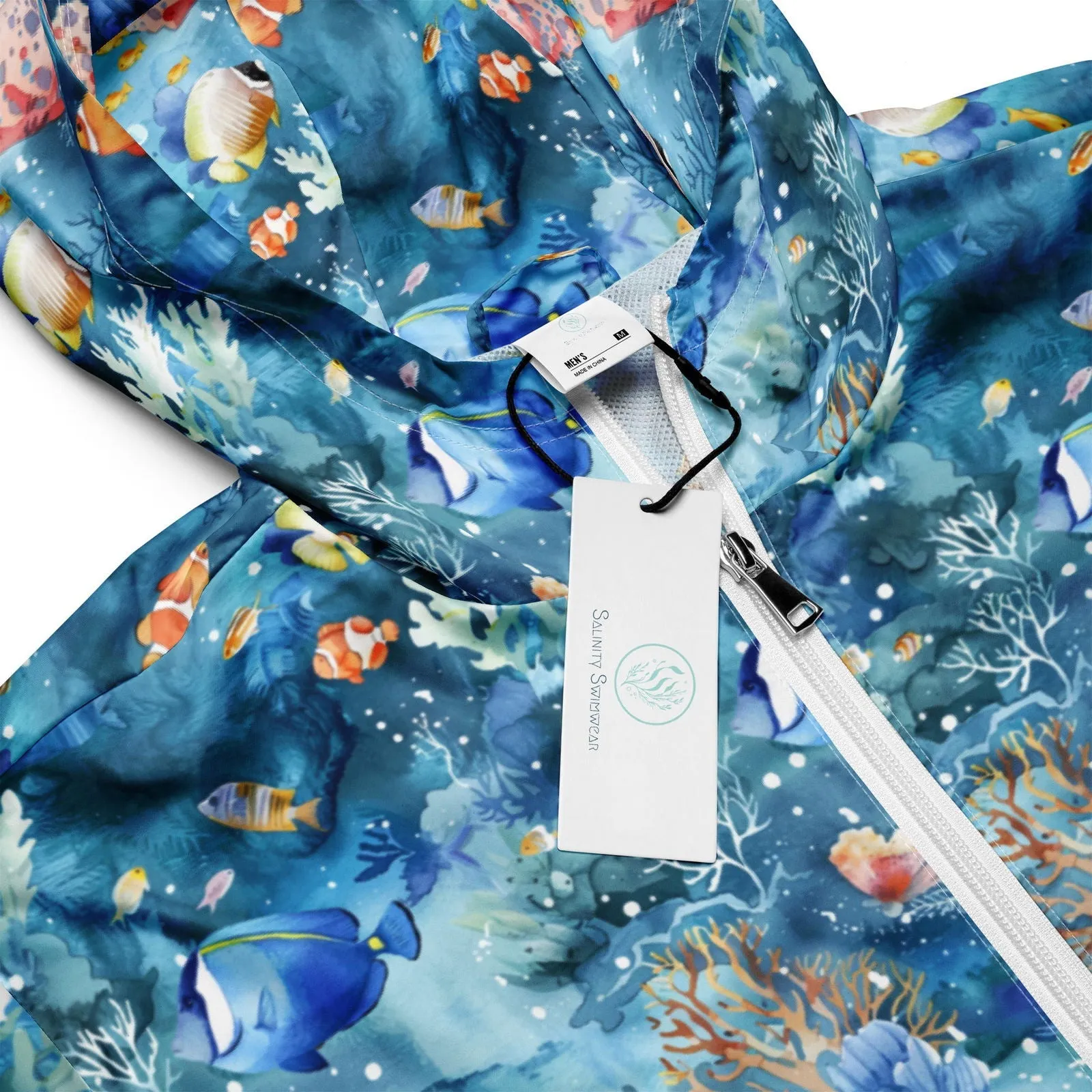 Tropical Reef Fish Men’s windbreaker
